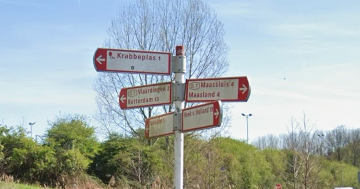 Aha! Dit is het verschil tussen de rode en groene wegwijzers voor fietsers in Vlaardingen