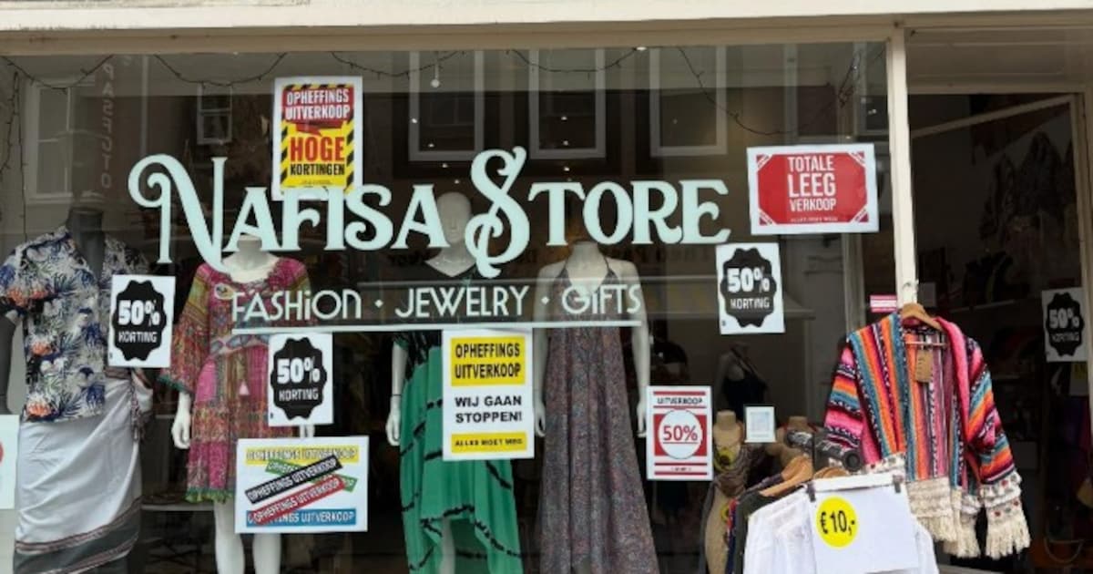 Totale leegverkoop: deze winkel aan de Heuvelstraat gaat stoppen