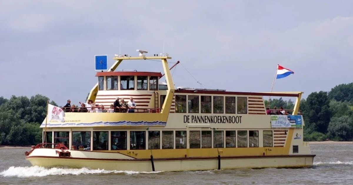Huh, de pannenkoekenboot in Nijmegen is ineens kleiner: dit is de reden