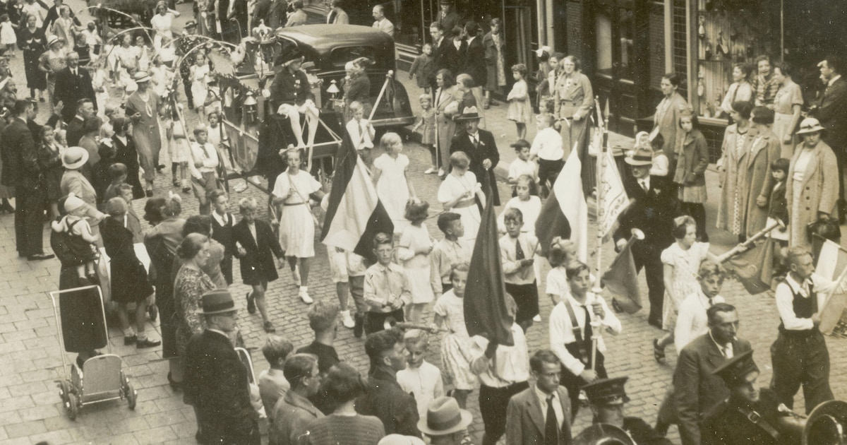 Foto’s van toen: zo vierde Delft een eeuw geleden Koninginnedag
