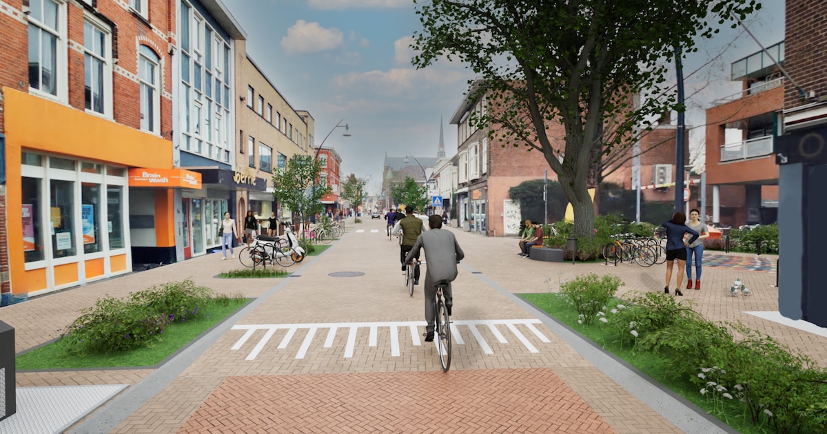 Een bredere stoep en minder auto’s: zo ziet de Assendorperstraat er straks uit