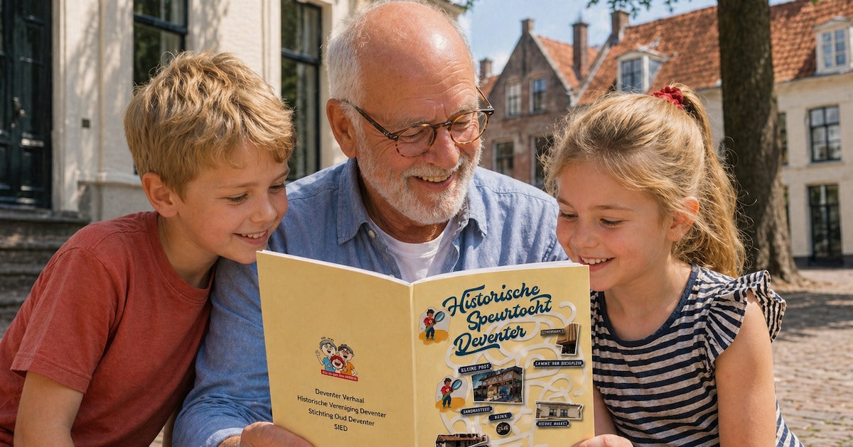 Terug in de tijd: deze speurtocht gaat dwars door Deventer