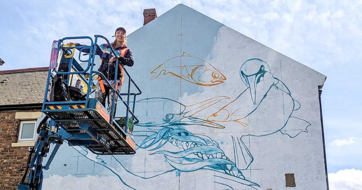 Stem! Rotterdamse Nina in de race voor ‘beste muurschildering ter wereld’