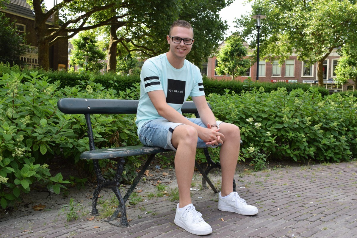Rodney van Gelderen (22) stond al meerdere keren op het randje van de ...