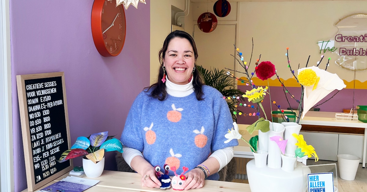 Crêpepapier en minirobots: ‘Hier kunnen volwassenen komen knutselen’