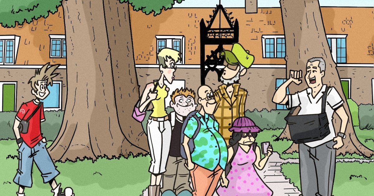 Cartoon! Waarom je als Dordtse stadsgids een goede conditie moet hebben