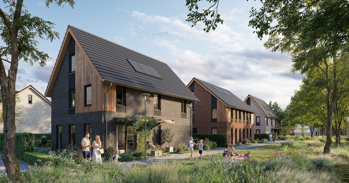 Krijten op straat en reeën achter het huis: in deze nieuwe wijk in Almelo kan het