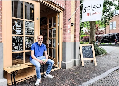 Gezien op Funda: wonen in de oude koffiebar van Barista’s