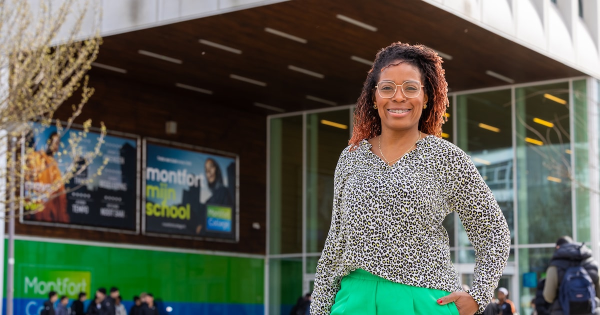 Gail heeft haar droombaan als docent Engels: ‘Als kind speelde ik al juf’