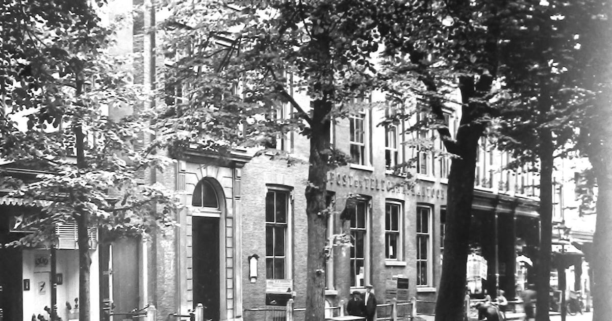 Toen in Delft: het Postkantoor in 1938
