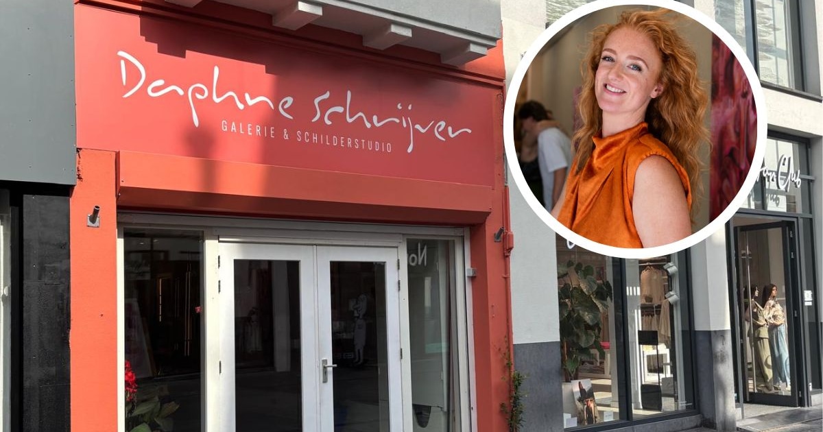 Daphne opent schilderstudio in Breda: ‘Het gaat om plezier, niet om het resultaat’