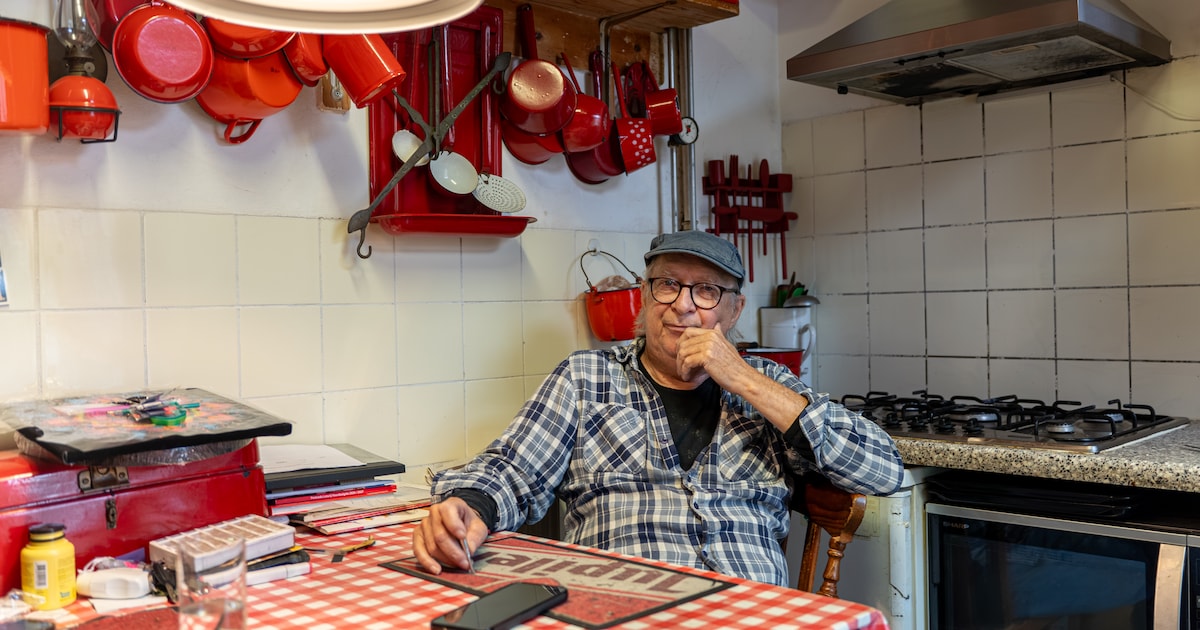 Binnenkijken bij de huurwoning van Peter:‘ Van buiten heb je geen idee wat je binnen tegenkomt’