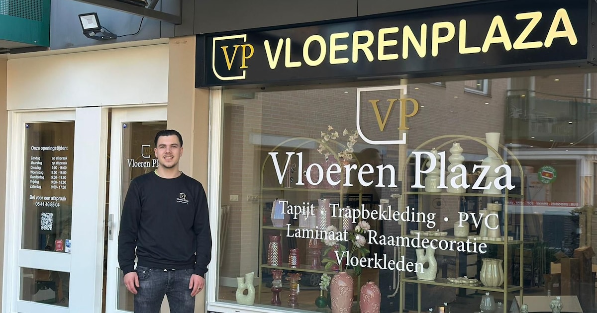 Van laminaat tot pvc: Ferenc (18) opent deze nieuwe interieurzaak in Enschede
