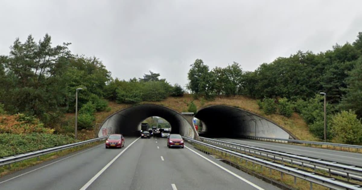 Snelweg tussen Apeldoorn en Arnhem meermaals dicht door onderhoud aan ecoduct Woeste Hoeve