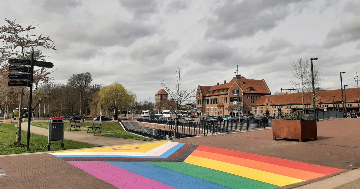 Kleur in de stad: deze straatschildering is nieuw en heeft een boodschap