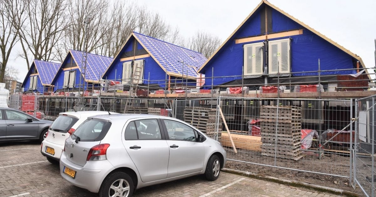 Zo ver zijn ze met de huizenbouw op het terrein van voormalig tuincentrum Pap