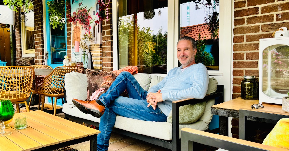 Onthaasten in de tuin van Jeroen Berends (47): ‘Altijd een vakantiegevoel’