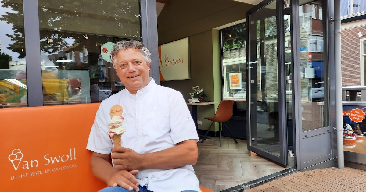 Klaas vernoemde zijn ijssalon in Apeldoorn naar thuisstad Zwolle: ‘Leukere stad’