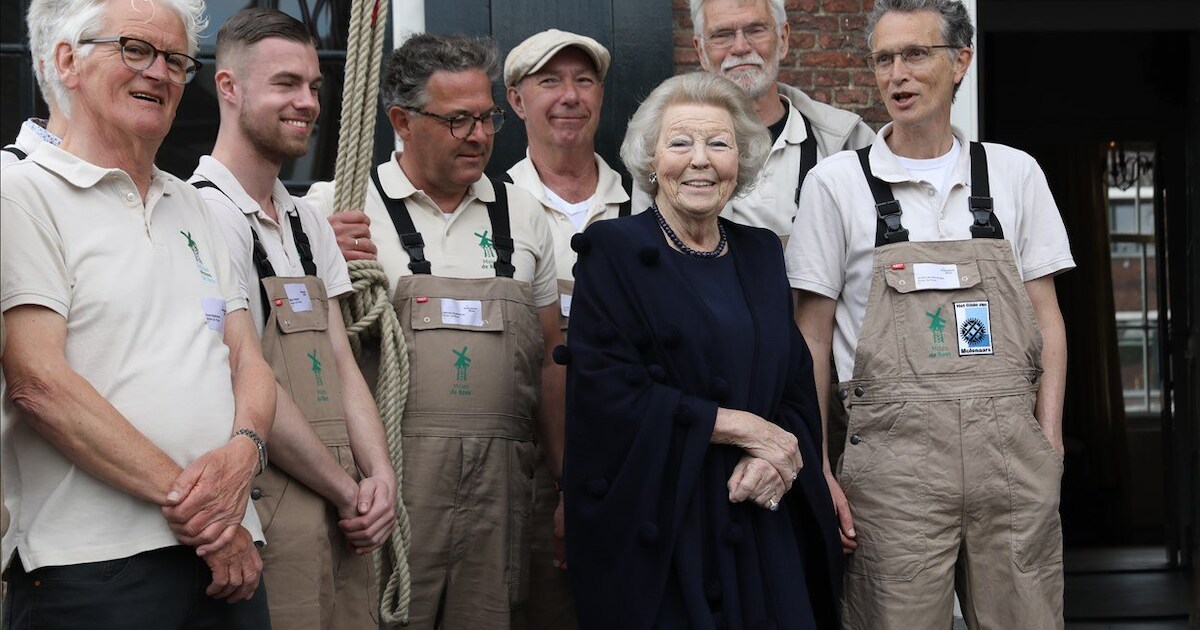 Fotoserie! Prinses Beatrix bezoekt Molen de Roos in Delft | Regio ...
