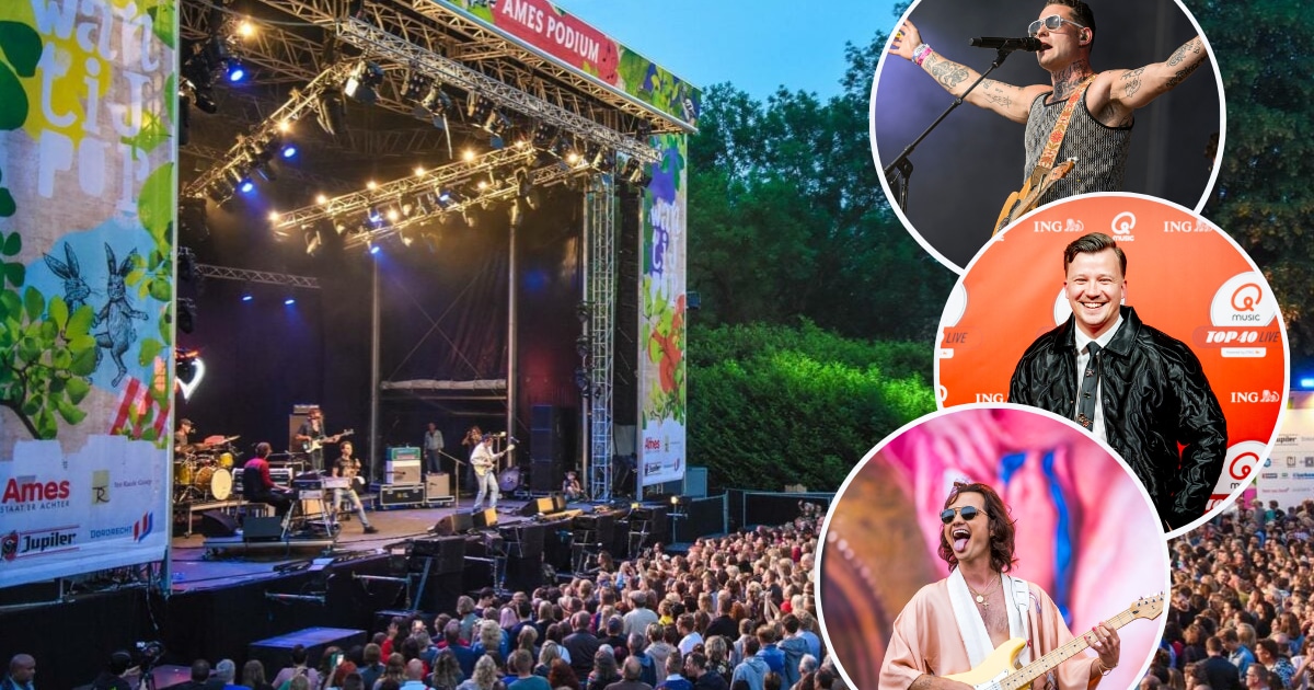 Gratis feestje! Dit zijn de headliners op Wantijpop 2026 in Dordrecht