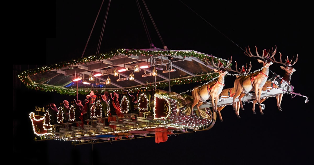 Origineel kerstdiner: eten in een arrenslee vijftig meter boven de ...
