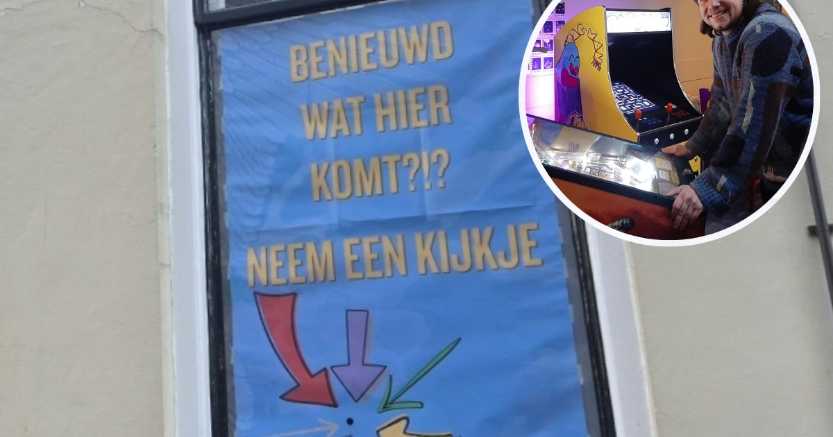 Hé, wat is er aan de hand achter deze poster in de Golstraat?