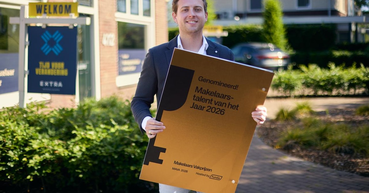 Van student tot finalist Makelaarstalent van het Jaar: ‘Opeens was er confetti’