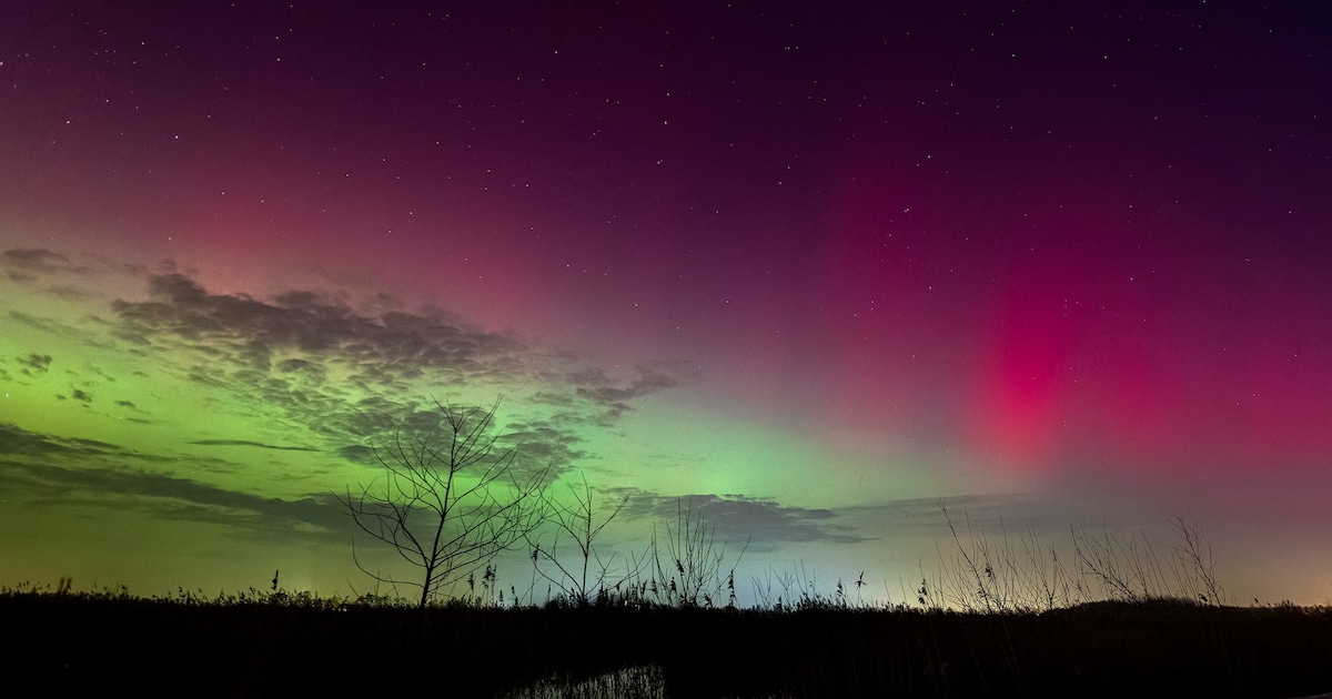 Magische beelden: dit zijn jullie mooiste foto’s van het noorderlicht boven Arnhem