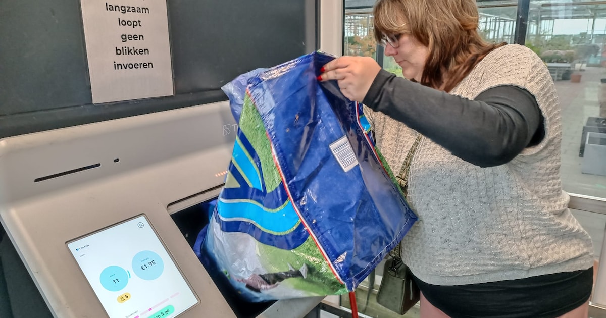 Snel van je blikjes en flessen af: hier in Nijmegen staat een bulkautomaat voor statiegeld