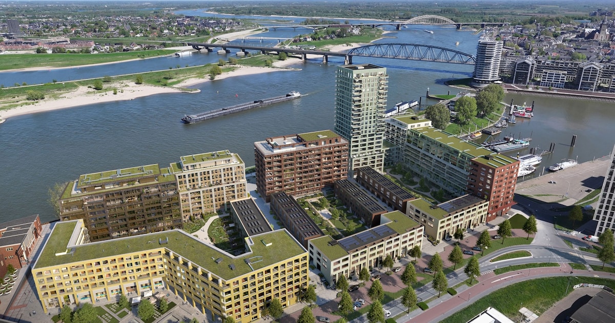 Heerlijk wonen aan de Waal, vlak bij de Nijmeegse binnenstad: over anderhalf jaar kun jij al verhuiz
