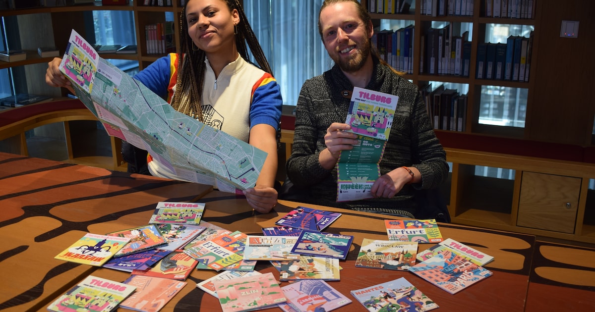 Coen en Jasmine maken unieke gratis kaarten van Tilburg: ‘Hij staat als kunstwerk op mijn nachtkastj