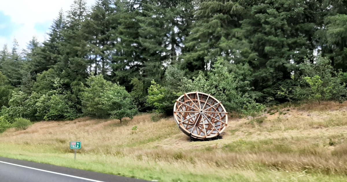 Mysterie: wat zijn die halve bollen langs de A50?