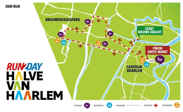 Halve van Haarlem: dit is het parcours en dit zijn de wegen die worden ...