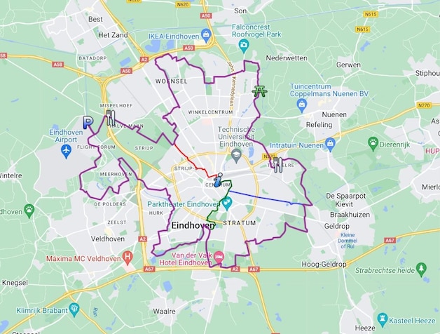 Mysterie: wat voor route in Eindhoven is Rondje Eindhoven? | Regio ...