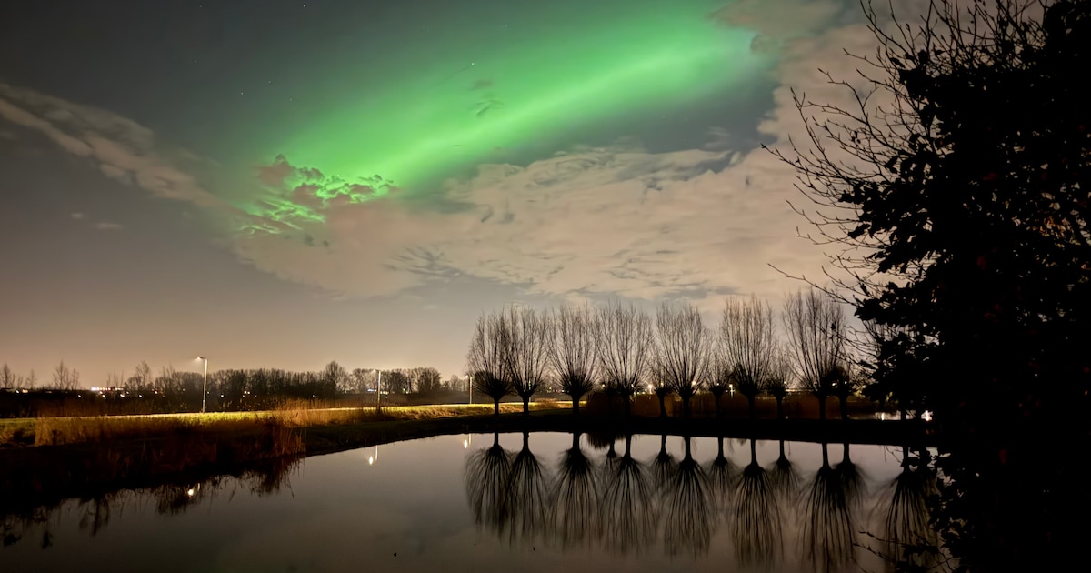 Wauw! Zo zag het noorderlicht eruit boven Den Bosch