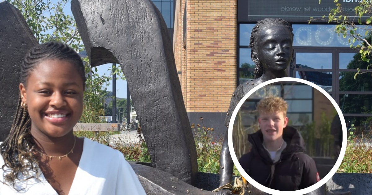 Maimuna en Joep schreven een winnend essay over het slavernijverleden: ‘Een meisje moest huilen door